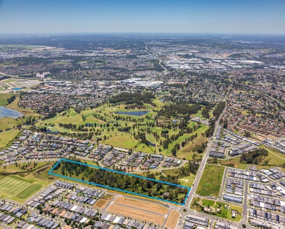 Aerial view of the Elderslie landholding